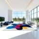 Handcrafted Multicolor Abstract Modern Living Rug